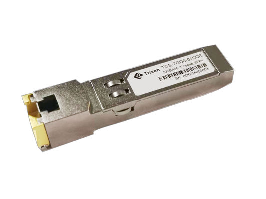 kupować Gorąco podłączalny miedziany nadajnik SFP RJ45 3,3 V wysokiej prędkości TCS-TGD0-01DCR produkcja internetowa