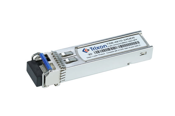 TSB-4810-34DER 2.5G BIDI Moduł nadajnika SFP dwukierunkowy 10km Odległość 1310nm/1490nm -20°C~+85°C Rozszerzenie temperatury