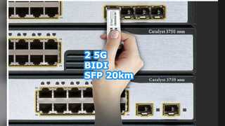Transceiver LC 2,5G BIDI SFP o zasięgu 20 km
