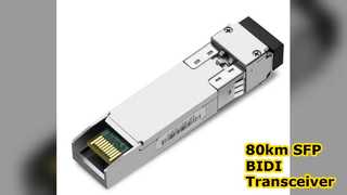 Transceiver BIDI SFP+ o zasięgu 80 km i dużym zasięgu 10,3 Gb/s